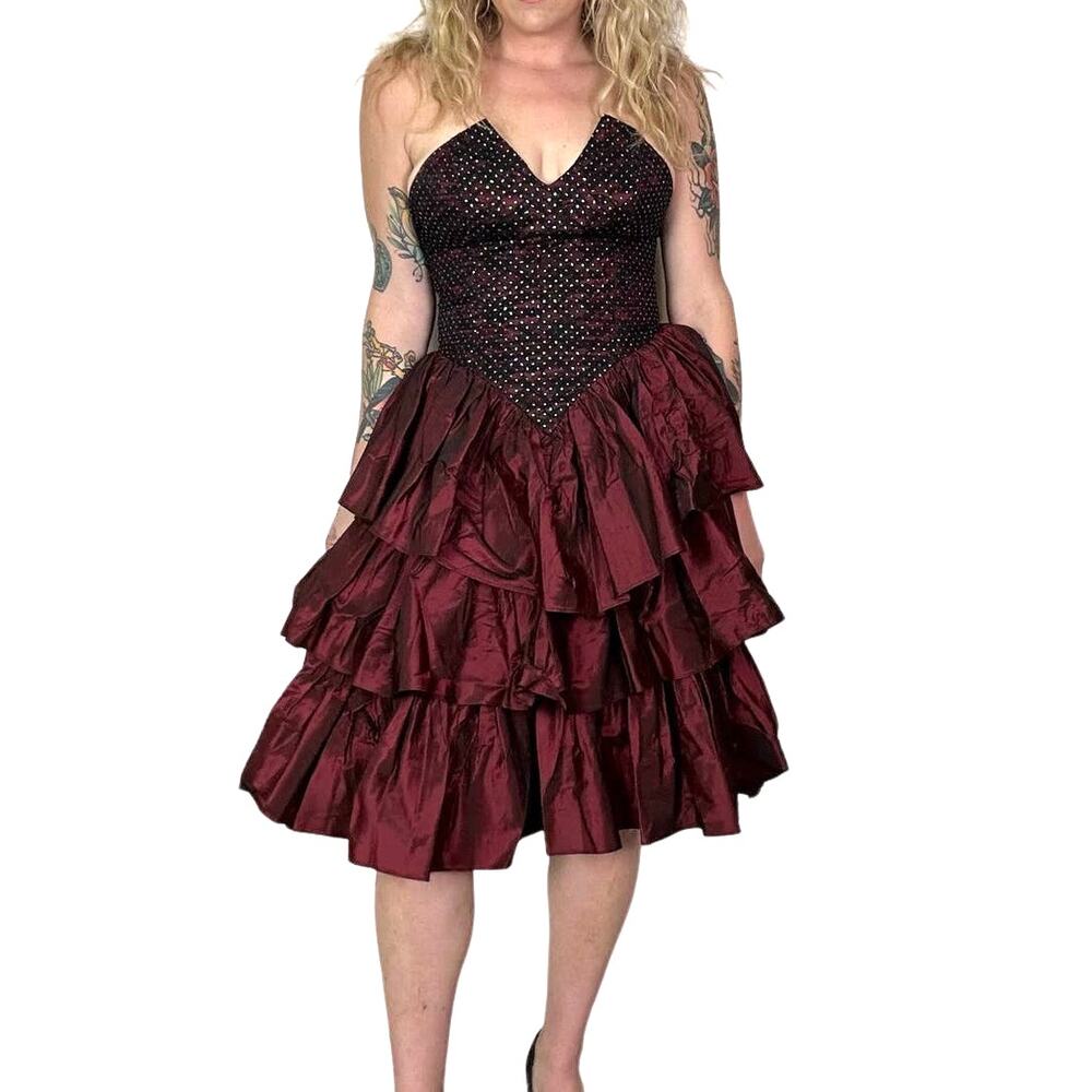 Vintage Glam Goth Fairy Formal Dress